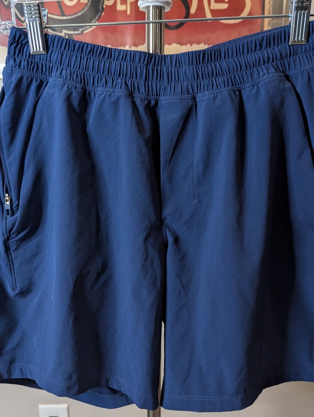 $35 Lululemon Men's Size S Pace Breaker Lined Short 7" in True Navy EUC